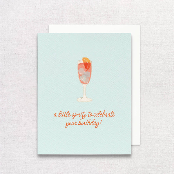 APEROL SPRITZ BIRTHDAY GREETING CARD