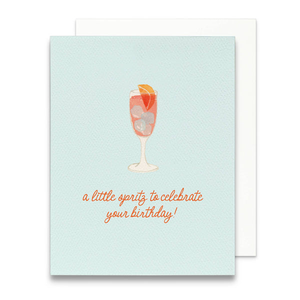 APEROL SPRITZ BIRTHDAY GREETING CARD