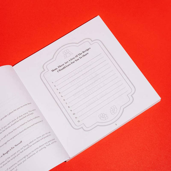 MOM, I WANT TO LEARN YOUR RECIPES HARDBACK