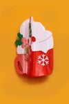 WINTER HOLIDAY HAIR CLAW CLIPS