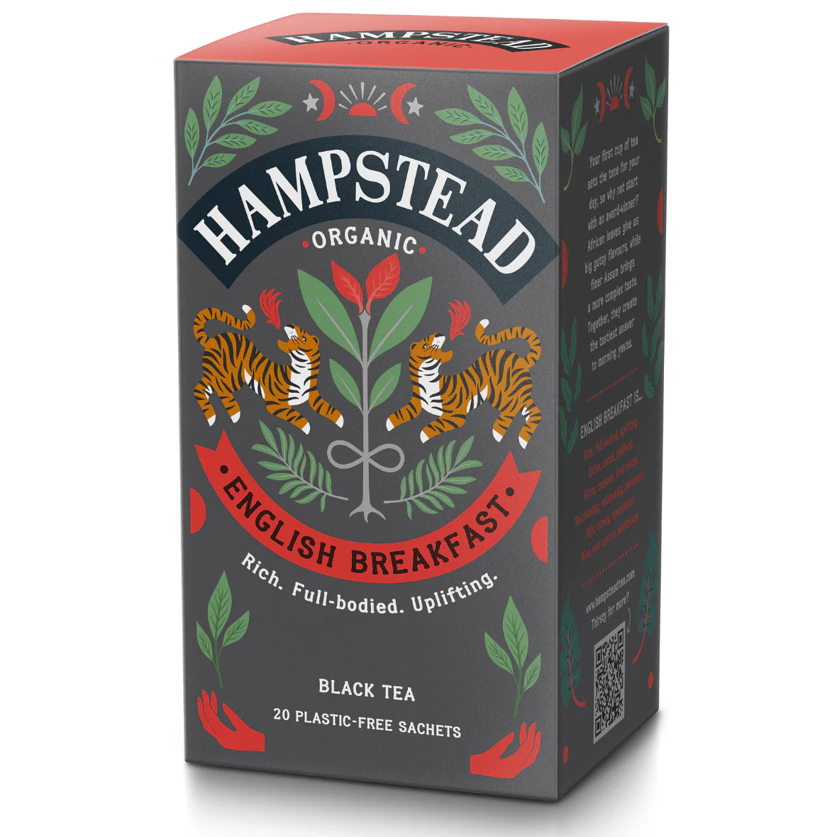 HAMPSTEAD ORGANIC ENGLISH BREAKFAST (20 TEABAGS)