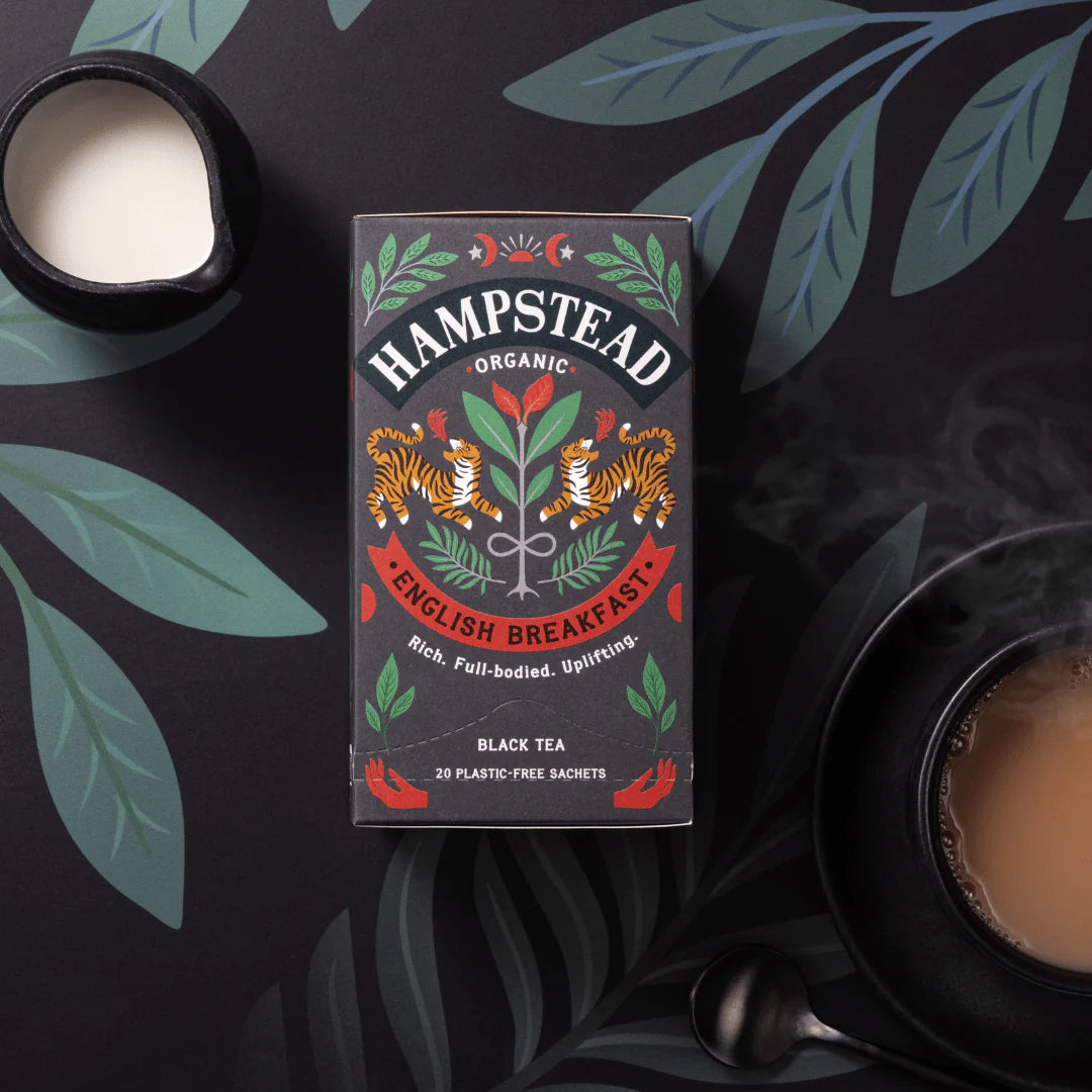 HAMPSTEAD ORGANIC ENGLISH BREAKFAST (20 TEABAGS)