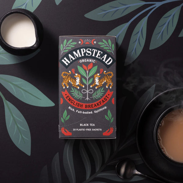 HAMPSTEAD ORGANIC ENGLISH BREAKFAST (20 TEABAGS)