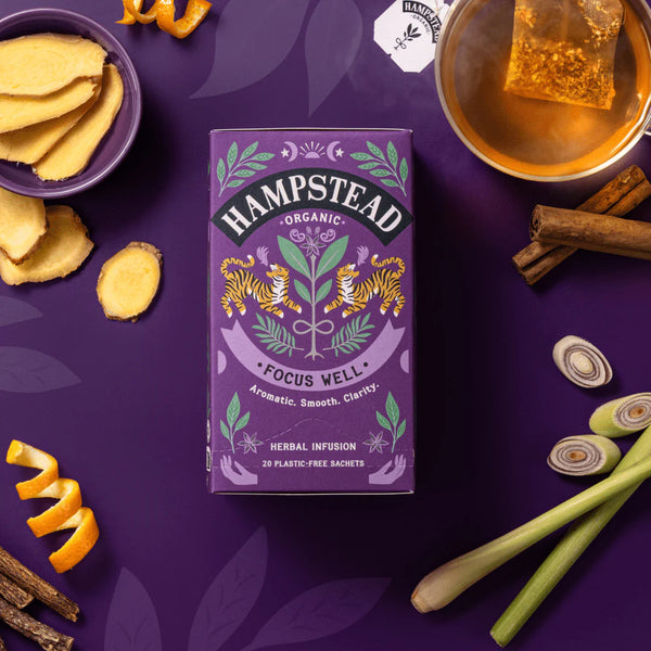 HAMPSTEAD ORGANIC FOCUS WELL (20 TEABAGS)