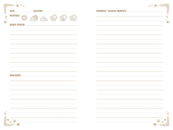 HARRY POTTER: HOGWARTS TRAVEL JOURNAL WITH PEN