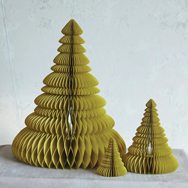 HONEYCOMB RECYCLED PAPER FOLDING TREE
