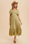 MODAL SMOCKED DRESS