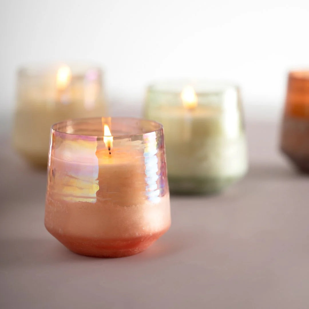 COCONUT MILK MANGO BALTIC GLASS CANDLE 13OZ