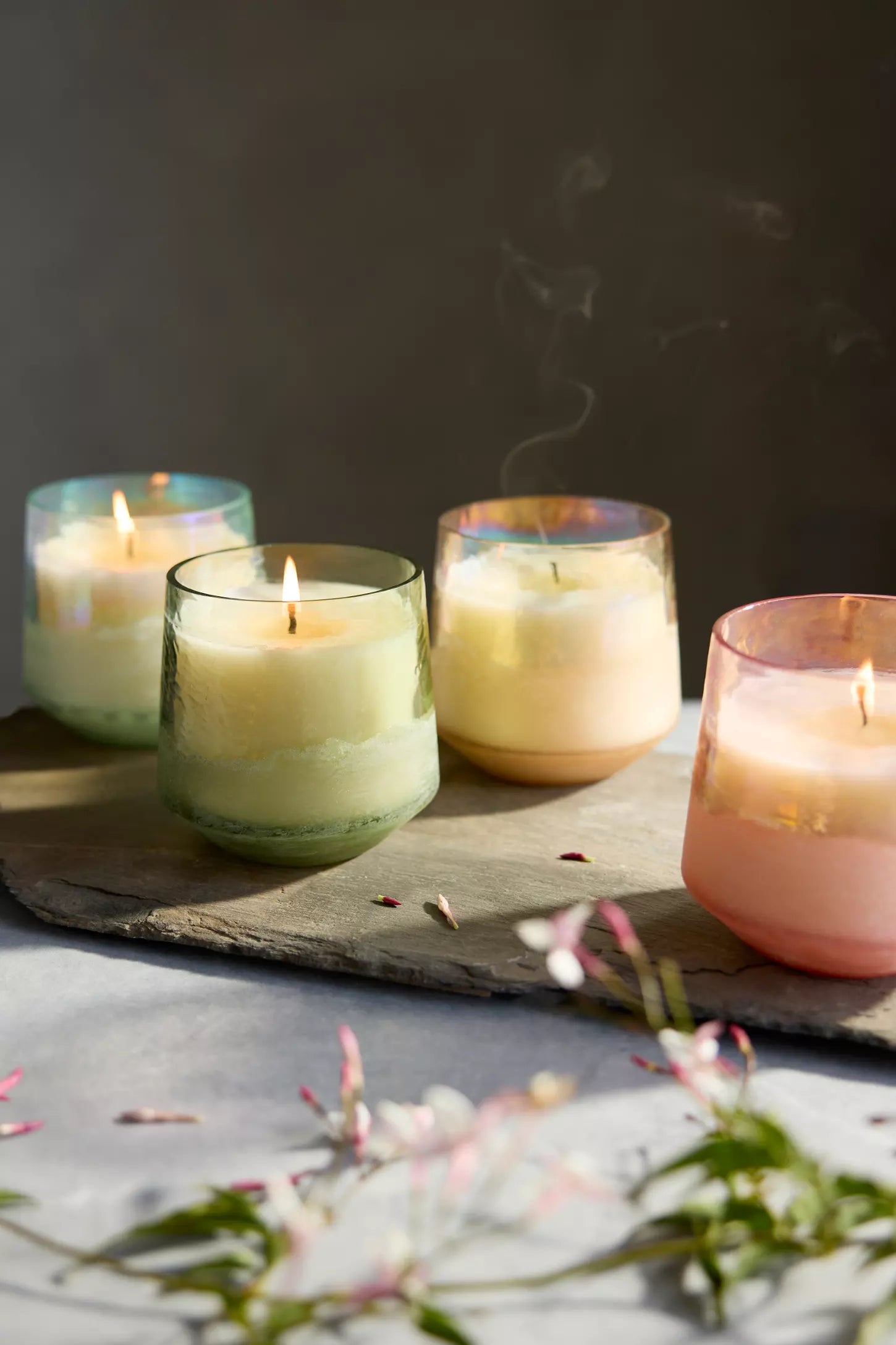 COCONUT MILK MANGO BALTIC GLASS CANDLE 13OZ