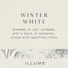 WINTER WHITE PINECONE VOTIVE CANDLE