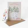 STICKER SCENE CARD - THANK YOU BOUQUET