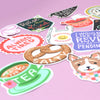 VINYL STICKER - HERE FOR THE TEA