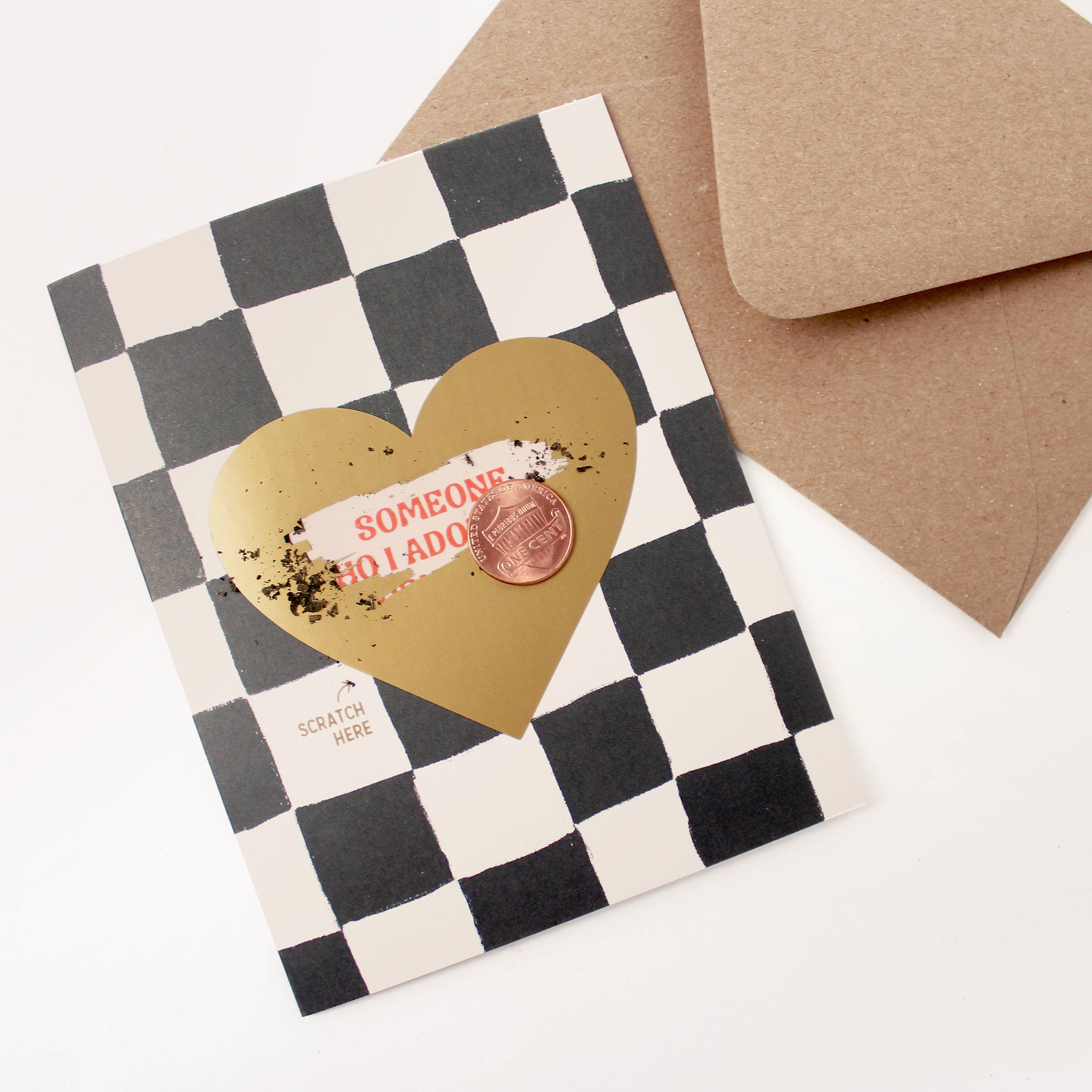 SCRATCH-OFF CARD - SOMEONE I ADORE BIRTHDAY CARD