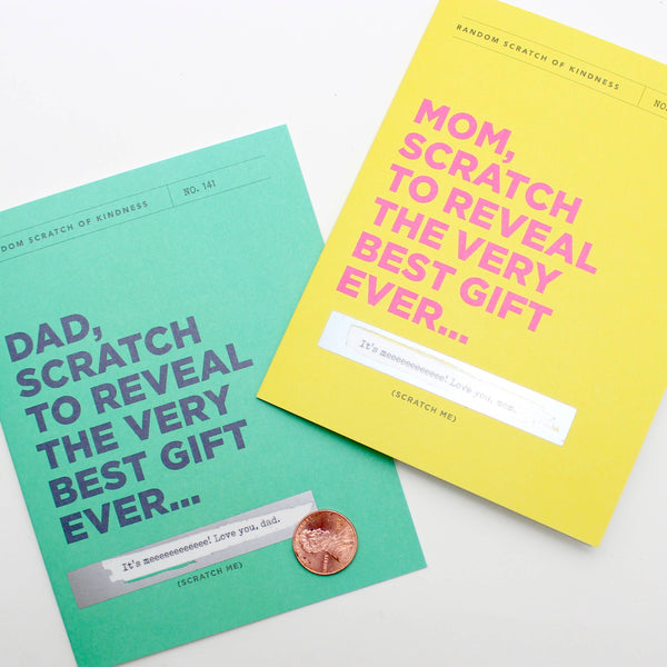 SCRATCH-OFF CARD - BEST GIFT EVER - MOTHER'S DAY/BIRTHDAY