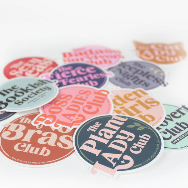 VINYL STICKER - NO BRAS CLUB