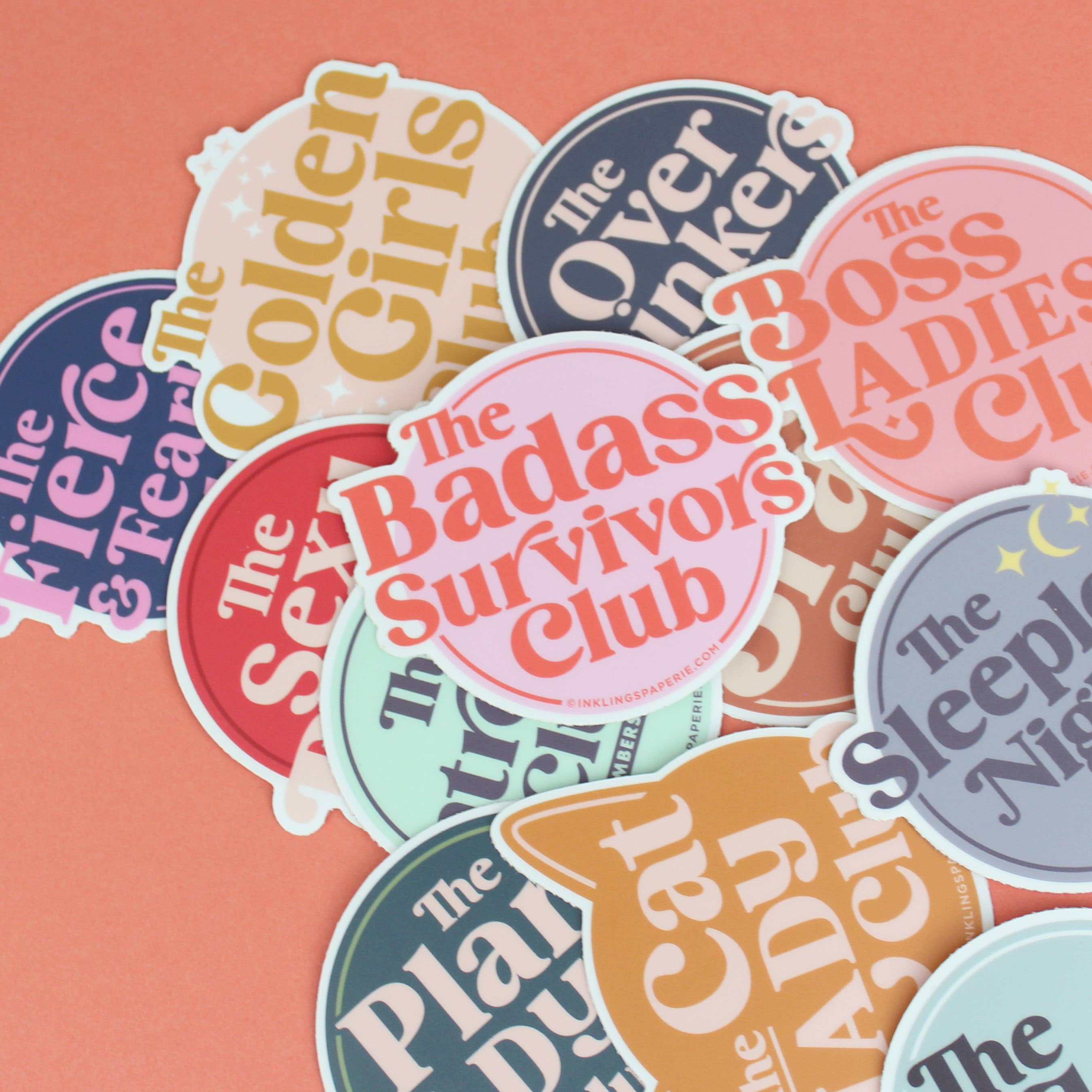 VINYL STICKER - NO BRAS CLUB