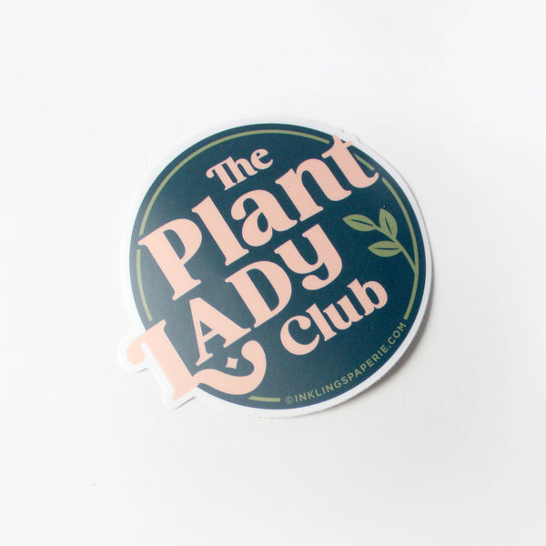 VINYL STICKER - PLANT LADY CLUB
