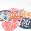 VINYL STICKER - PLANT LADY CLUB