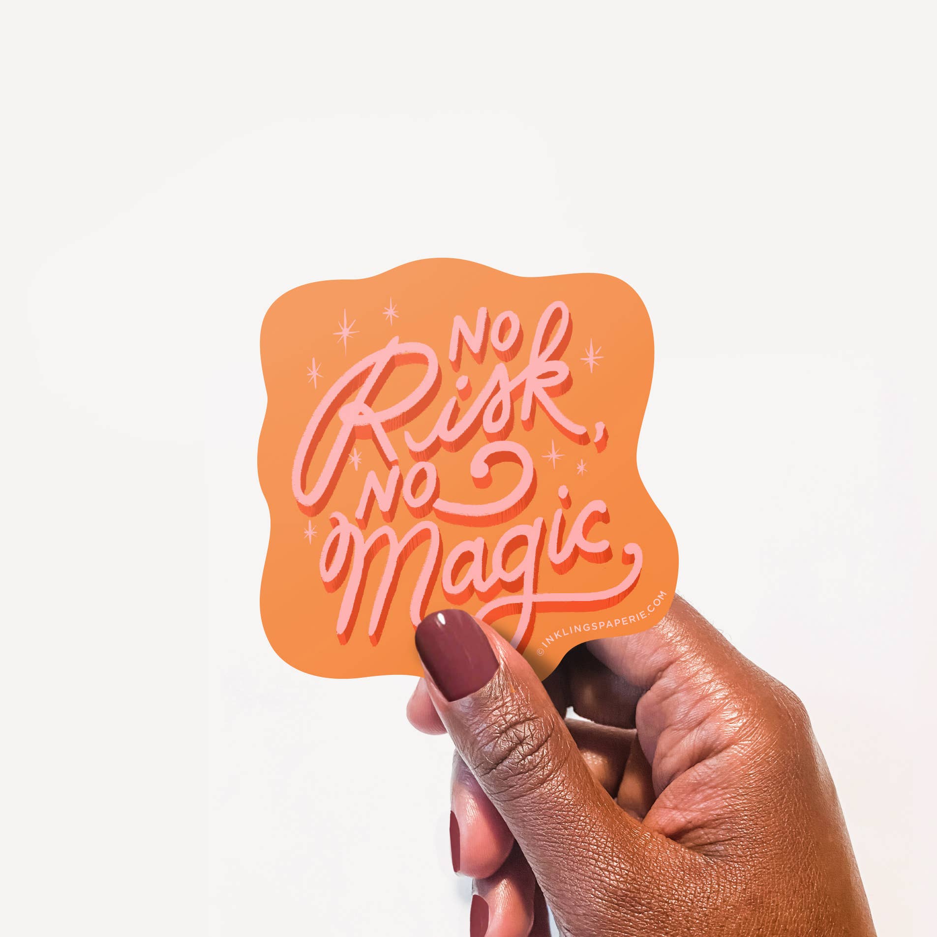 VINYL STICKER - NO RISK NO MAGIC