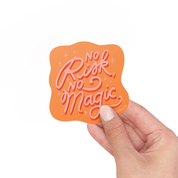 VINYL STICKER - NO RISK NO MAGIC