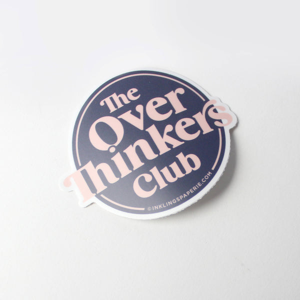 VINYL STICKER - OVERTHINKERS CLUB