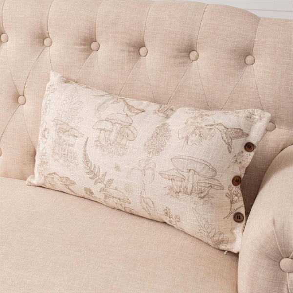 PILLOW - NEUTRAL MUSHROOM