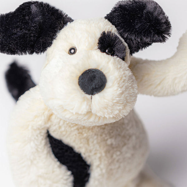 BASHFUL BLACK & CREAM PUPPY (MEDIUM)