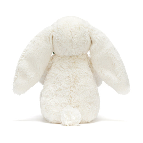 CREAM BUNNY WITH PLANT