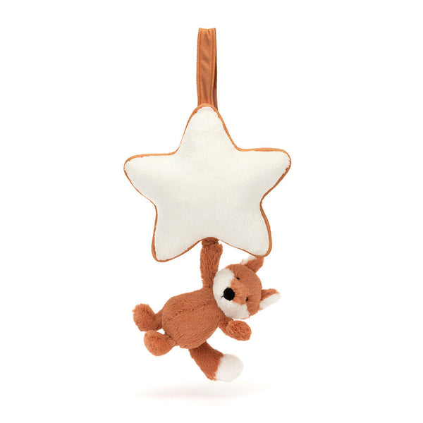 BASHFUL FOX CUB MUSICAL PULL