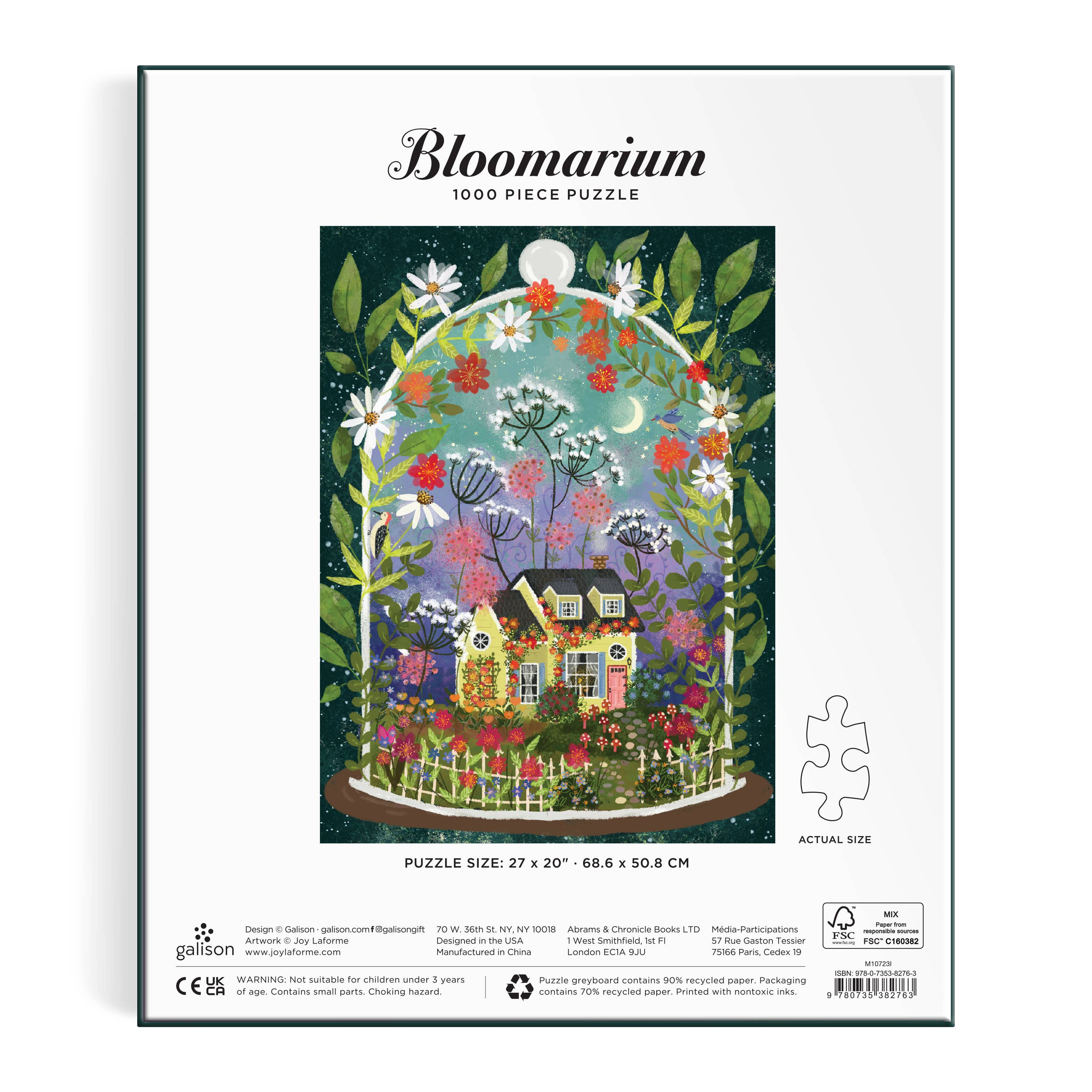 JOY LAFORME BLOOMARIUM 1000 PIECE PUZZLE