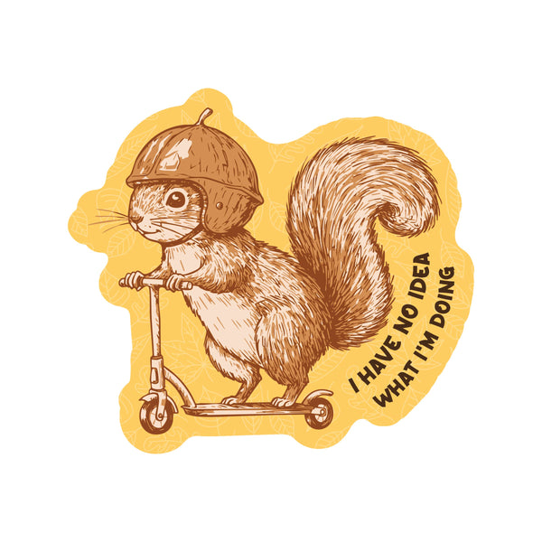 NO IDEA SQUIRREL STICKER