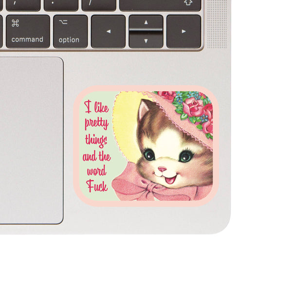 I LIKE THE WORD F*CK FUNNY STICKER