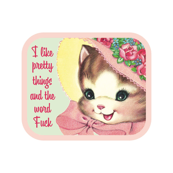I LIKE THE WORD F*CK FUNNY STICKER