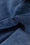 SOLID DENIM FAUX WRAP MINI SKORT
