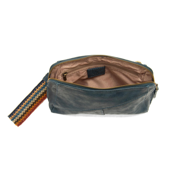 GIGI CROSSBODY WITH WOVEN WRIST STRAP