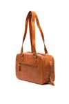 FAUX CROC BOSTON SHOULDER BAG