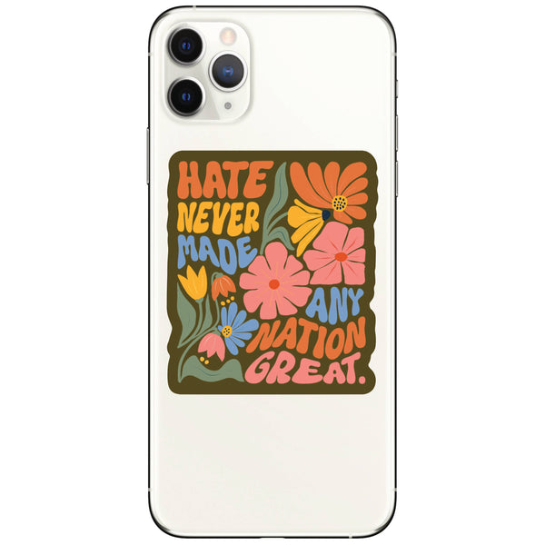 HATE GREAT STRENGTH HOPE TOGETHER STICKER