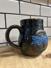 DARK CLAY DRAGONFLY MUG JWA