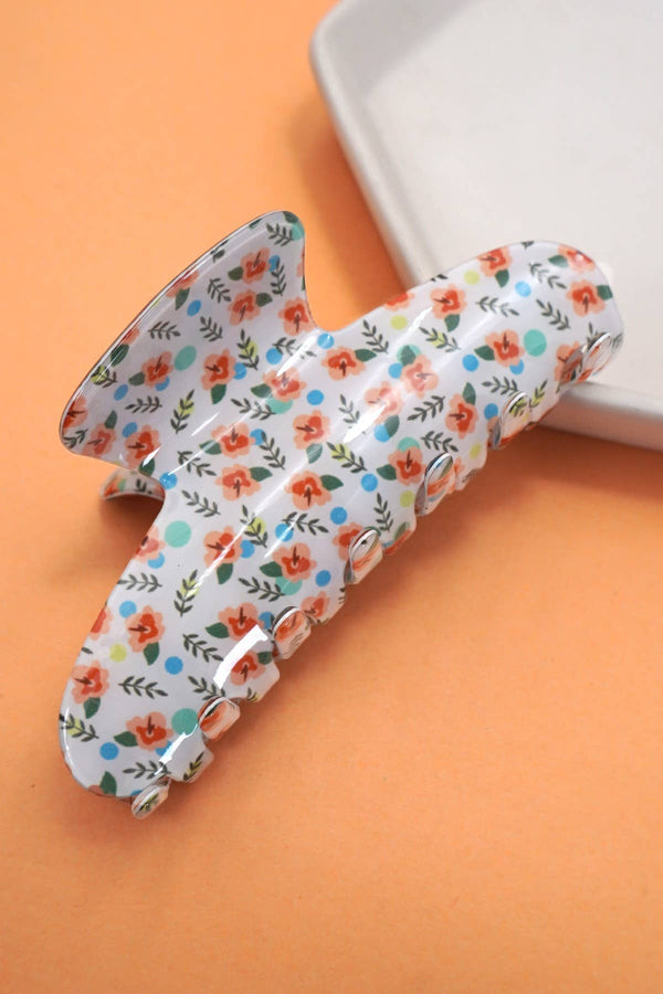 PRETTY BOW & FLOWER CLAW CLIPS