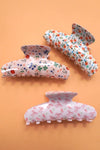 PRETTY BOW & FLOWER CLAW CLIPS