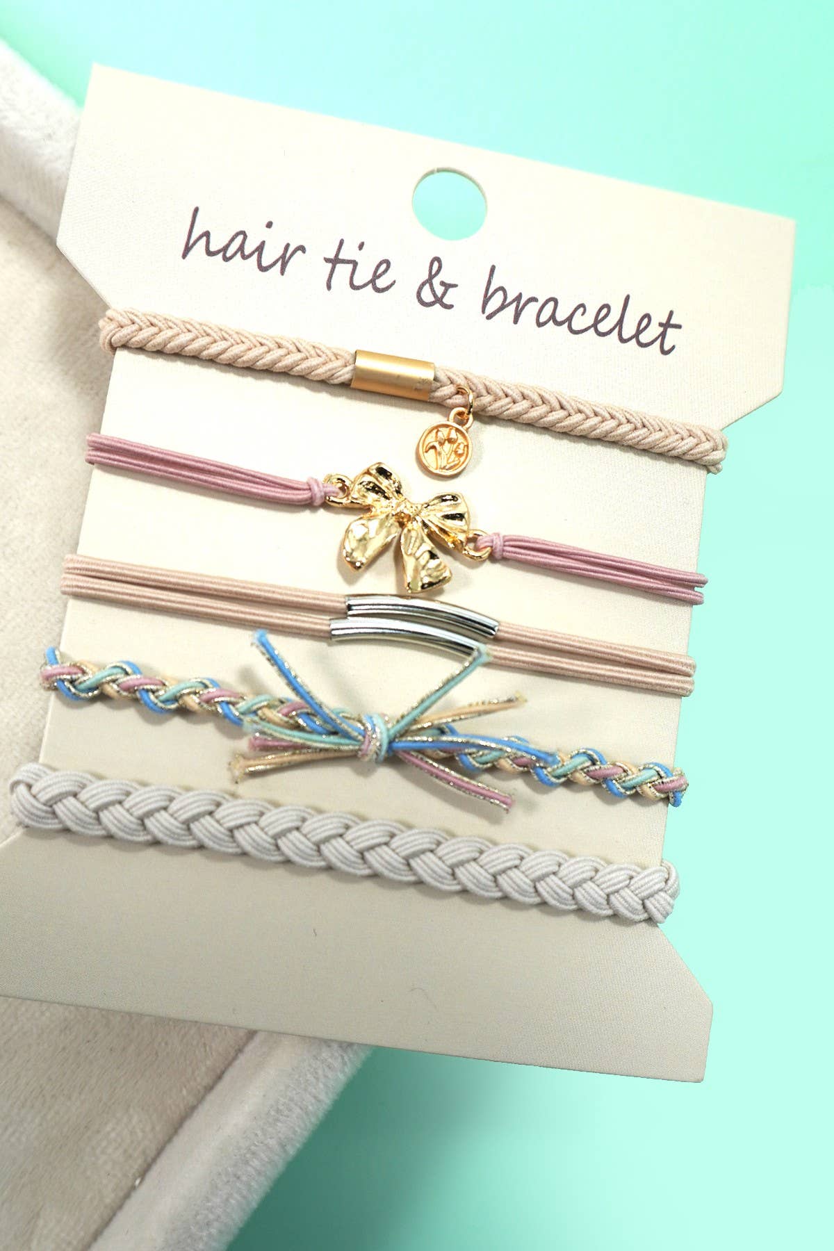 BOHO DUAL FUNCTION KNOT BRACELET HAIR TIES