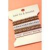 BOHO DUAL FUNCTION KNOT BRACELET HAIR TIES