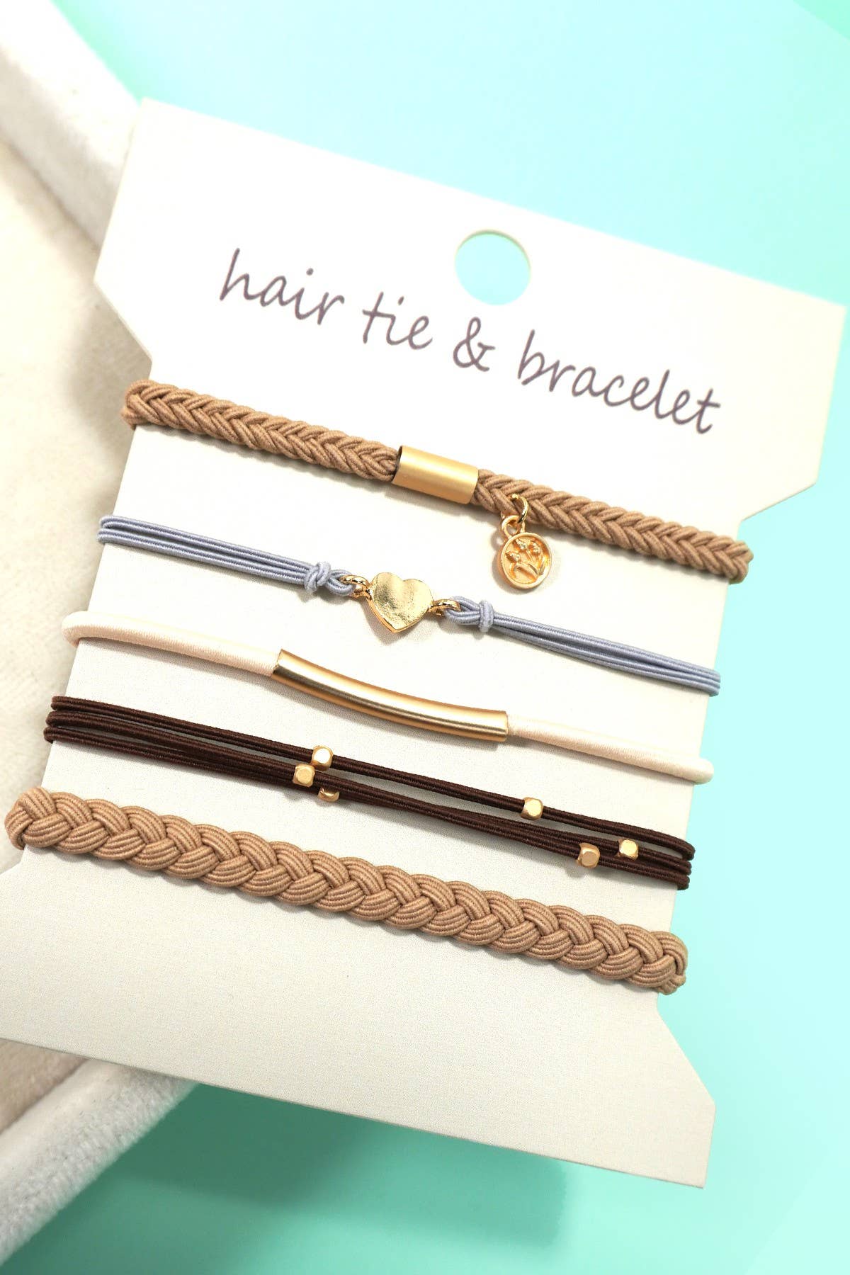 BOHO DUAL FUNCTION KNOT BRACELET HAIR TIES