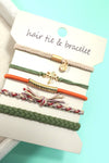 BOHO DUAL FUNCTION KNOT BRACELET HAIR TIES