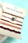 BOHO DUAL FUNCTION KNOT BRACELET HAIR TIES