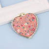 PLUSH COMPACT HEART MIRROR