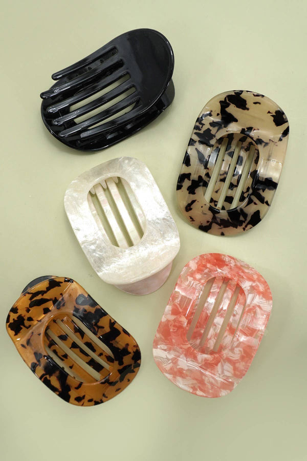 JUMBO LAY-FLAT OVAL CLAW CLIPS