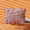 TRAVEL BOW CHERRY COSMETIC POUCH FLOWER