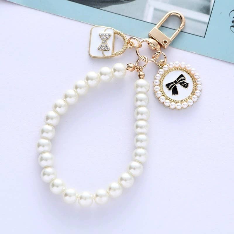 PEARL KEYCHAINS W/ CHARM