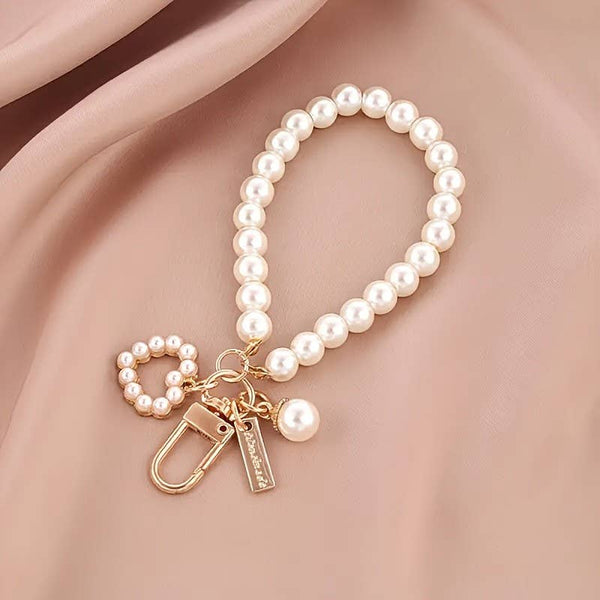 PEARL KEYCHAINS W/ CHARM